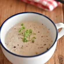 ごぼうと舞茸のポタージュスープ