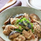 『鶏肉と干し椎茸の煮物』旨味たっぷり！