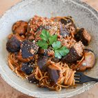 トマトもトマト缶もなし！ケチャップミートソースパスタ