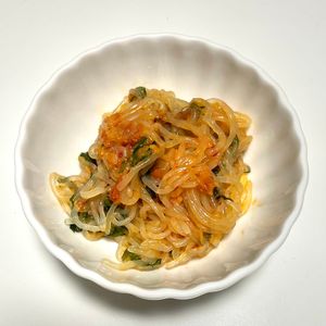ごんべすの作ってみた!投稿(ちゅるちゅるヘルシー🤩糸こんにゃくのピリうま酢の物💖)