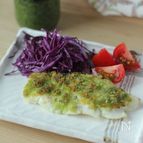 【超簡単！のせて焼くだけ】たらのバジルパン粉焼き