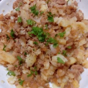 鶏皮坊主の作ってみた!投稿(抱えて食べたい♡『肉味噌ポテサラ』子供にも大人気♪)