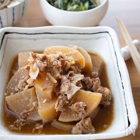 『味しみ！大根と豚肉の味噌煮』＃簡単＃ご飯がすすむ