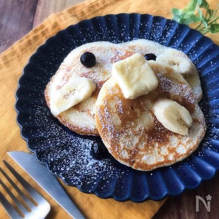 グルテンフリー バナナを練りこんだ米粉のパンケーキ By Maina 坂本真衣 レシピサイト Nadia ナディア プロの料理家のおいしいレシピ