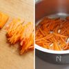 【オイルオフ♪】お鍋で作るきんぴらごぼうの工程1
