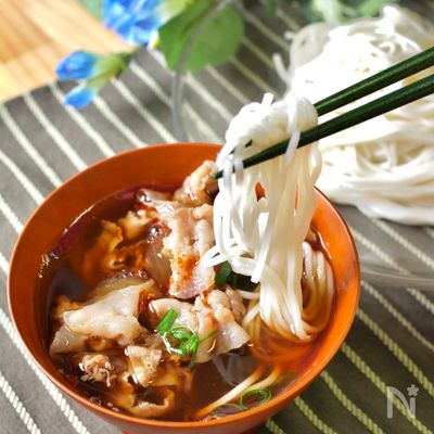 子供が鬼リピ!肉そうめん!大人も!