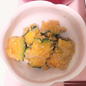 milkの作ってみた!投稿(【かぼちゃのさっぱりゴマ和え】お弁当おかず・冷凍可能)