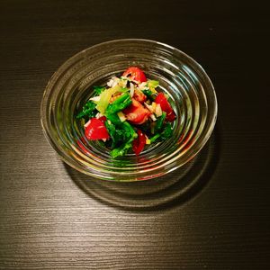 りんの作ってみた!投稿(レンジで簡単◎菜の花とトマトのねぎ塩昆布和え)