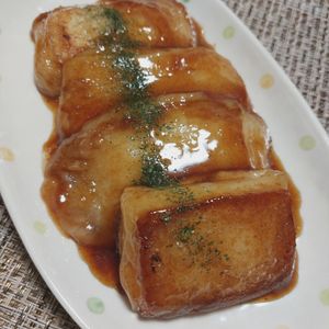 よっこの作ってみた!投稿(お餅消費に！ヤバうま！ガリバタ醤油餅)