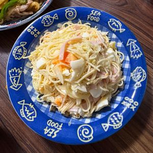 ぽんえりの作ってみた!投稿(春きゃべつとゆで卵のパスタサラダ・旬の春きゃべつでデリ風♪)