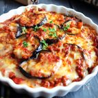 【熱々とろ〜り♡茄子とミートソースのチーズ焼き】オーブン不要