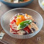 夏野菜の七味マヨサラダ