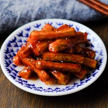 【ヤンニョムごぼう】野菜ひとつで作れる副菜！お弁当にも♪