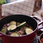 お酒が進むこと間違いなし！鶏肉とズッキーニの香り炒め♡