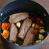 ソコギチャンジョリム(牛肉の醤油煮)韓国定番の常備菜の工程3