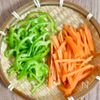 戻し不要◎【豚こま野菜のチャプチェ風】の下準備
