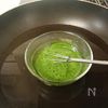 抹茶といちごのショートケーキの工程1