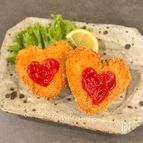 バレンタインに♪ハートコロッケ♡