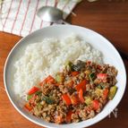 夏野菜たっぷり「無水キーマカレー」