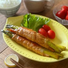 アスパラガスの甘辛豚肉巻き【春レシピ】