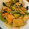 いちごの作ってみた!投稿(ガリバタ醤油が食欲をそそる♪『ベーコンときのこの和風パスタ』)