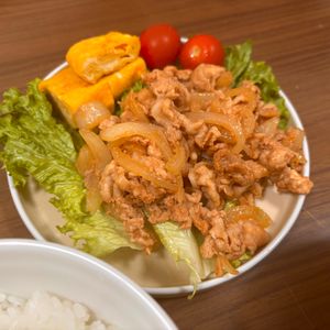 ♡の作ってみた!投稿(５分で『子供が喜ぶ☆ポークケチャップ』＃下味冷凍)