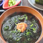 超簡単美味＊海苔と梅干しの即席すまし汁【焼き海苔消費】