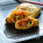 梅雨バテ解消！＊オクラキムチ納豆チーズのキツネ焼き＊