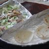 照り焼きチキンとネギのカリカリピザの工程3