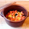 かぼちゃとにんじんのもぐもぐ豆乳スープの工程2