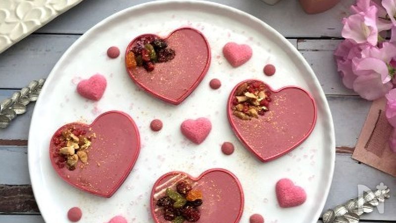 話題のルビーチョコレートでピンクピンクなマンディアン By 曽布川優子 レシピサイト Nadia ナディア プロの料理家のおいしいレシピ
