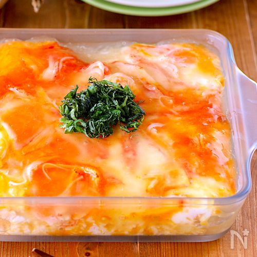 耐熱容器1つdeふわとろ天津飯