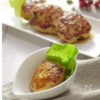 とり肉簡単♡和風照りバーグ☆材料３つ