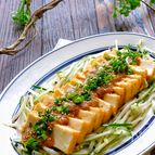 簡単！！カリッと絹厚揚げの棒棒鶏風