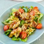 ハニーマスタードチキンのグリル野菜サラダ