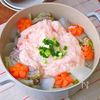 スープまで飲み干したい！とろとろ食感の♪『明太とろろ鍋』