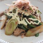 ネギ豚のソース炒め