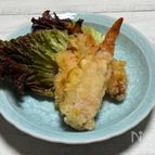 にんじんのエビフライ