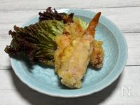 にんじんのエビフライ