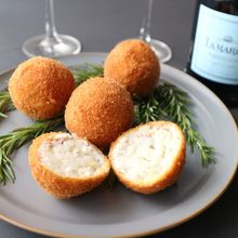 生姜風味の真鯛のアランチーニ