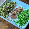 【味付けめかぶで簡単✨夏野菜だし】トッピングにもおすすめ🩷の工程1