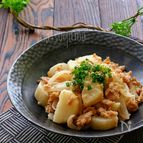 レンジで簡単！鶏ひき肉と長芋の肉じゃが風