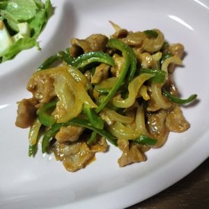 はく。の作ってみた!投稿(【豚こまピーマンカレー炒め】パパッと1品！ご飯がすすむ)