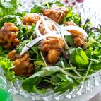 【調味料２つ】揚げない！レンジ唐揚げサラダ