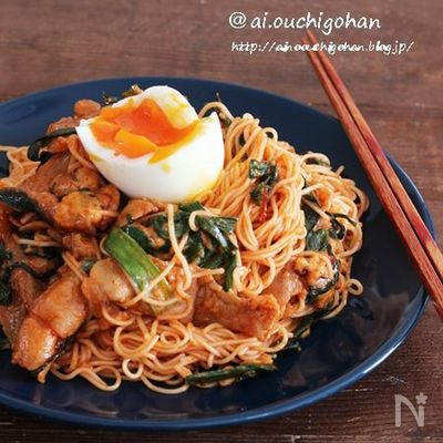辛党集合♡韓国で人気？チーズ入り濃厚ブルダックそうめん♡