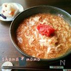 熱々とろ～り♪明太卵あんかけうどん♪