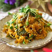 電子レンジでデリ風！かぼちゃチーズサラダ