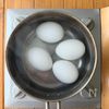 調理時間10分!【鶏がら醤油味玉】ラーメン屋さんの味♩の工程1