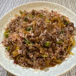 楽ラク手抜キッチン🐶🐾の作ってみた!投稿(【白菜がごちそう牛こますき煮】味しみ白菜が美味しい！)