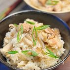 【鶏肉と舞茸の炊きこみごはん】食欲そそる秋の味覚♪